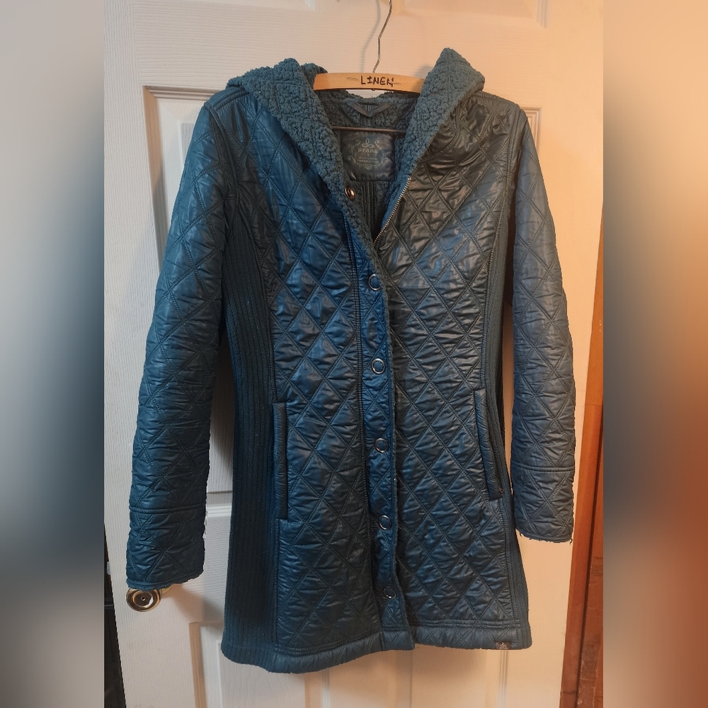 prAna Jacket -Teal Green-Blue, size Snall